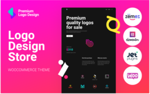 Logoster - Creative And Modern Logo Design Shop WooCommerce Theme
