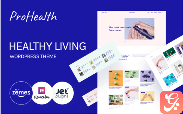 ProHealth Neat And Tender Healthy Living WordPress Theme