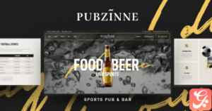 Pubzinne - Sports Bar WordPress Theme 1.0.2