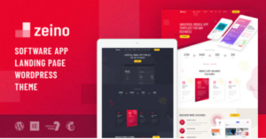 Zeino - App Landing WordPress Theme 1.0