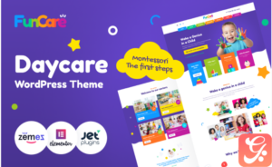 FunCare - Bright And Enjoyable Daycare Website Design Theme WordPress Theme