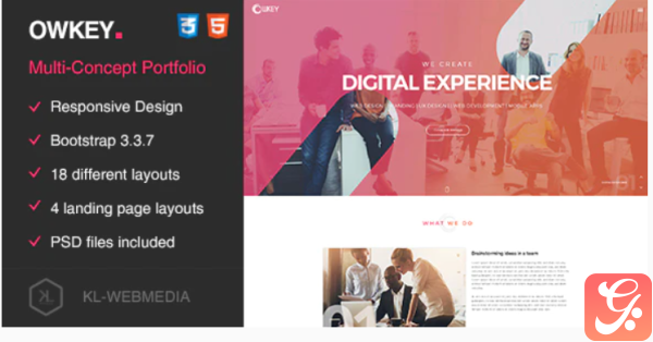 Owkey Multi Concept HTML5 template