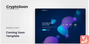 CryptoSoon - Coming Soon Template