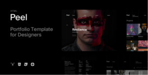 Peel - Portfolio Template For Creatives