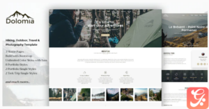Dolomia - Hiking, Outdoor, Mountain Guide HTML Template