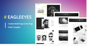 EAGLEEYES - Creative multipages and One page HTML5 Template