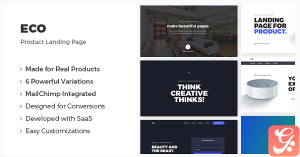 Eco - Product Landing Page