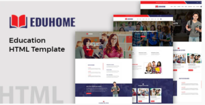 Eduhome - Education HTML Template