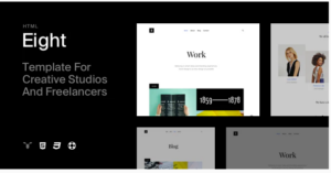 Eight - Responsive Portfolio HTML5 Template