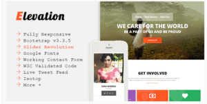 ELEVATION - Charity/Nonprofit/Fundraising Template