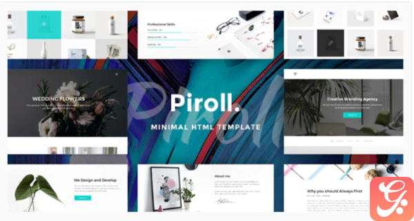 Piroll %E2%80%94 Minimal and Modern Portfolio HTML Template