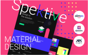 Spektive - Legible And Neat Material Design WordPress Theme