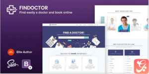 Findoctor - Doctors directory and Book Online template