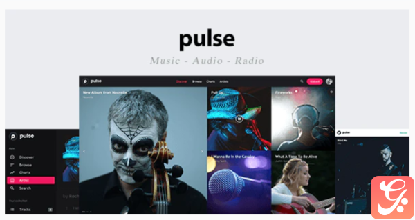 pulse Music Audio Radio Template