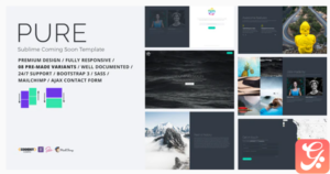 PURE - Sublime Coming Soon Template