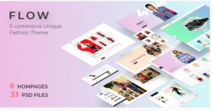 Flow - Clean, Minimal Store PSD Template