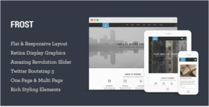 Frost - Multipurpose Responsive One Page HTML5