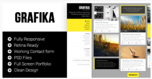 Grafika - Photography & Blog HTML Template