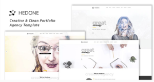 Hedone - Creative & Clean Portfolio / Agency Template