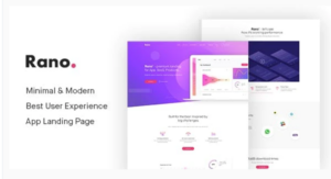 Rano - Landing Page HTML Template