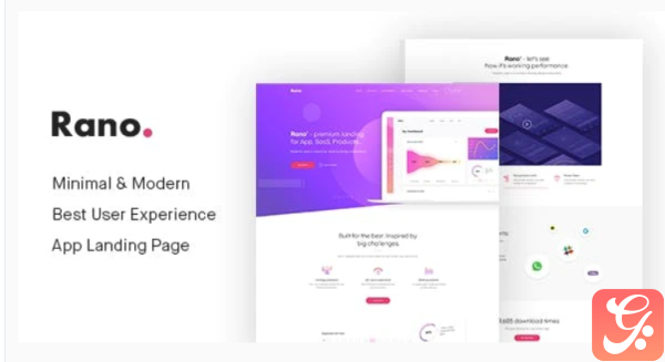 Rano Landing Page HTML Template