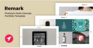 REMARK - Multi Concept Portfolio & Agency Template
