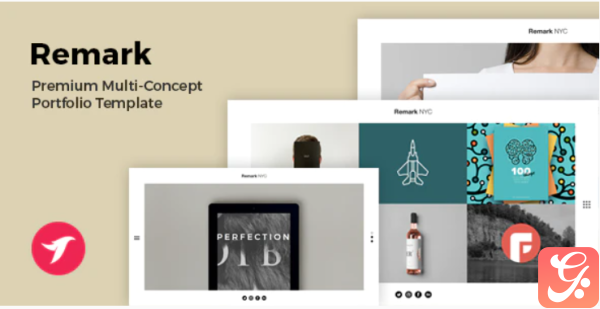 REMARK Multi Concept Portfolio Agency Template