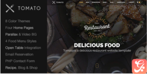 Restaurant Website Template — Responsive HTML5
