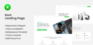 Root Multi-use Landing Page Template