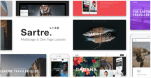 Sartre - Creative Multipurpose HTML Template