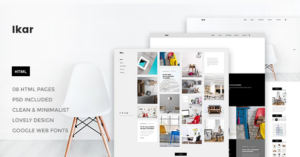 Ikar - Blog/Magazine HTML Template