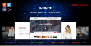 Infinite - Digital Marketing Landing Page
