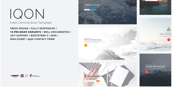 IQON - Fresh Coming Soon Template