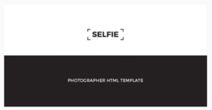 SELFIE : Personal Photographer HTML Template