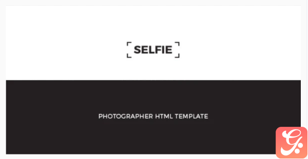 SELFIE Personal Photographer HTML Template