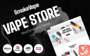 SmokeVape - Vape Shop eCommerce Websites WooCommerce Theme