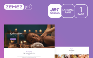 Aromico - Spa Salon Jet Elementor Template