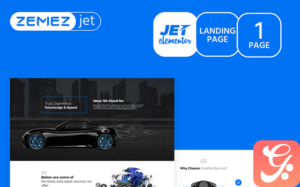 Autoluxe - Car Tuning Jet Elementor Template