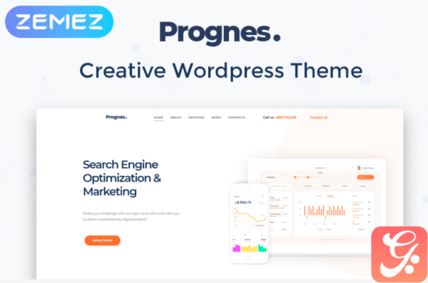 Prognes Consulting Multipurpose Clean Elementor WordPress Theme