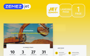 Buildom - Construction Jet Elementor Template
