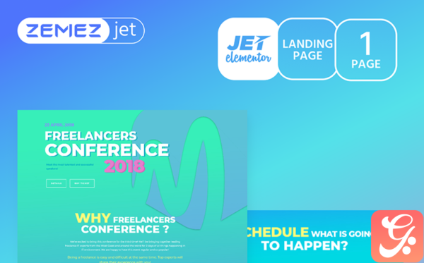 Compasto - IT Conference Jet Elementor Template
