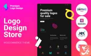 Logoster - Creative And Modern Logo Design Shop WooCommerce Theme