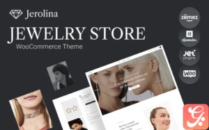 Jerolina - Glossy Jewelry & Watches Online Store WooCommerce Theme