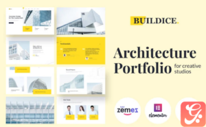 Buildice - Architecture portfolio for creative studios WordPress Theme