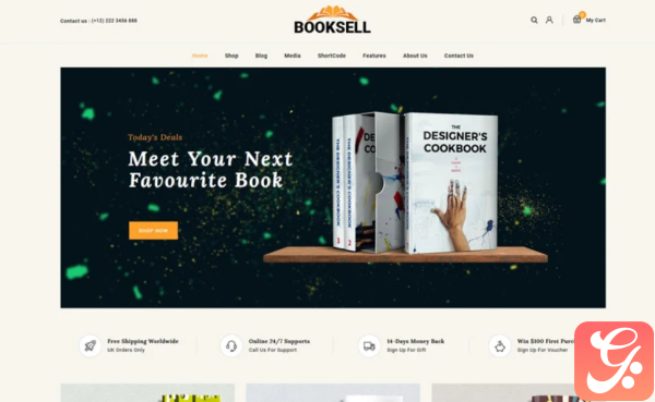 Booksell Books Stationery Store WooCommerce Theme