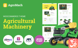 AgroMach - Agricultural Machinery with the Online Store WooCommerce Theme