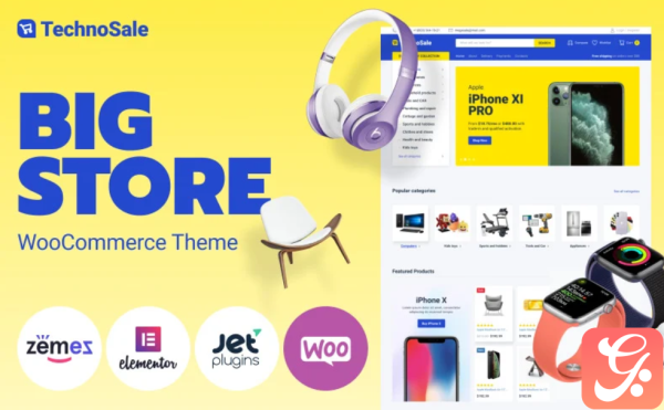 TechnoSale Modern Online ECommerce Grocery Store WooCommerce Theme