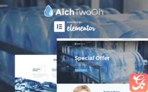 AichTwoOh - Water Delivery Service Responsive WordPress Theme