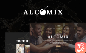 Alcomix - Cocktail Bar WordPress Theme
