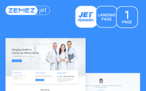 Healthen - Clean Medicine Jet Elementor Template